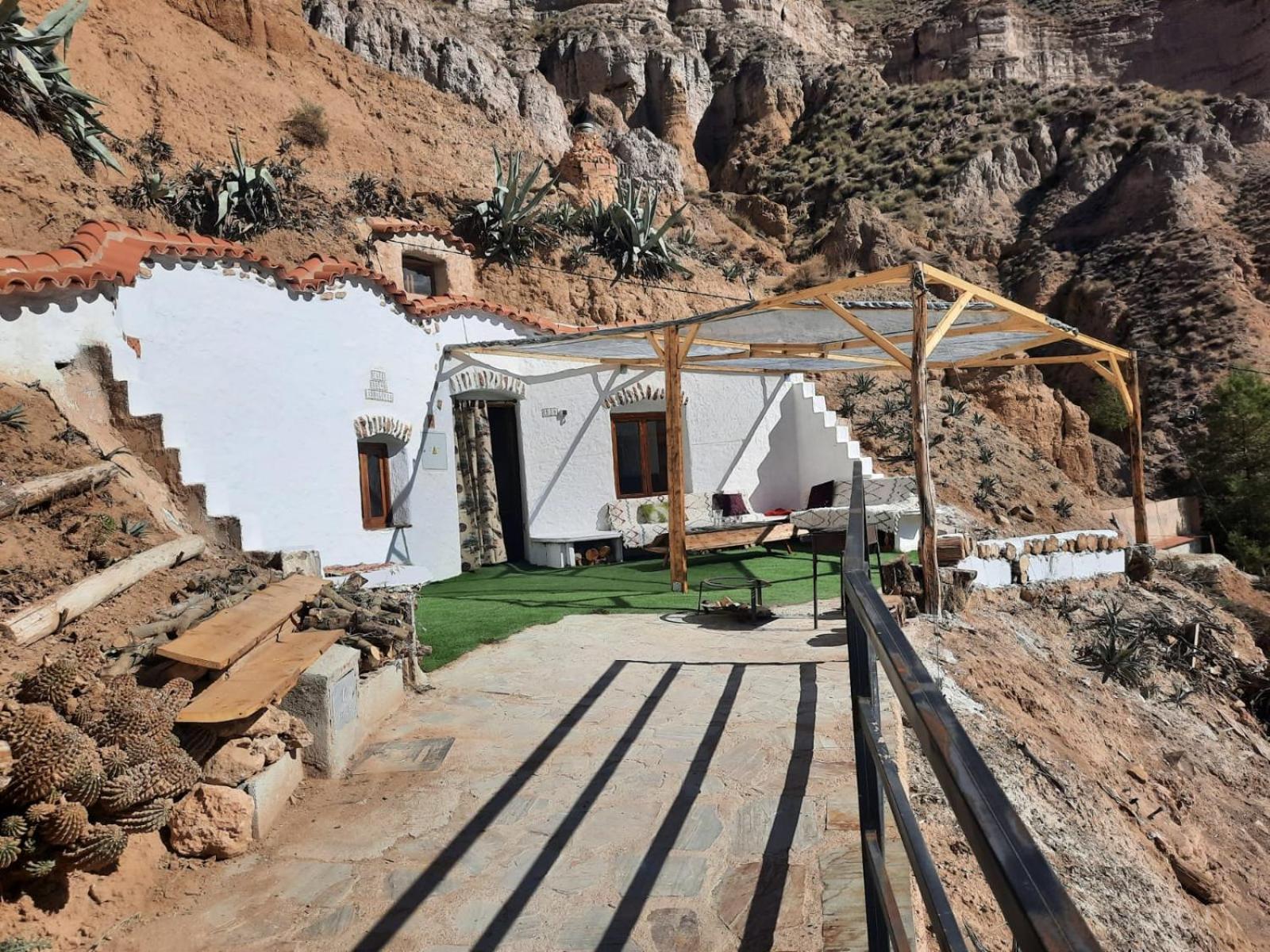Villa Creatively Designed Cavehouse With Jacuzzi Gorafe Exterior foto
